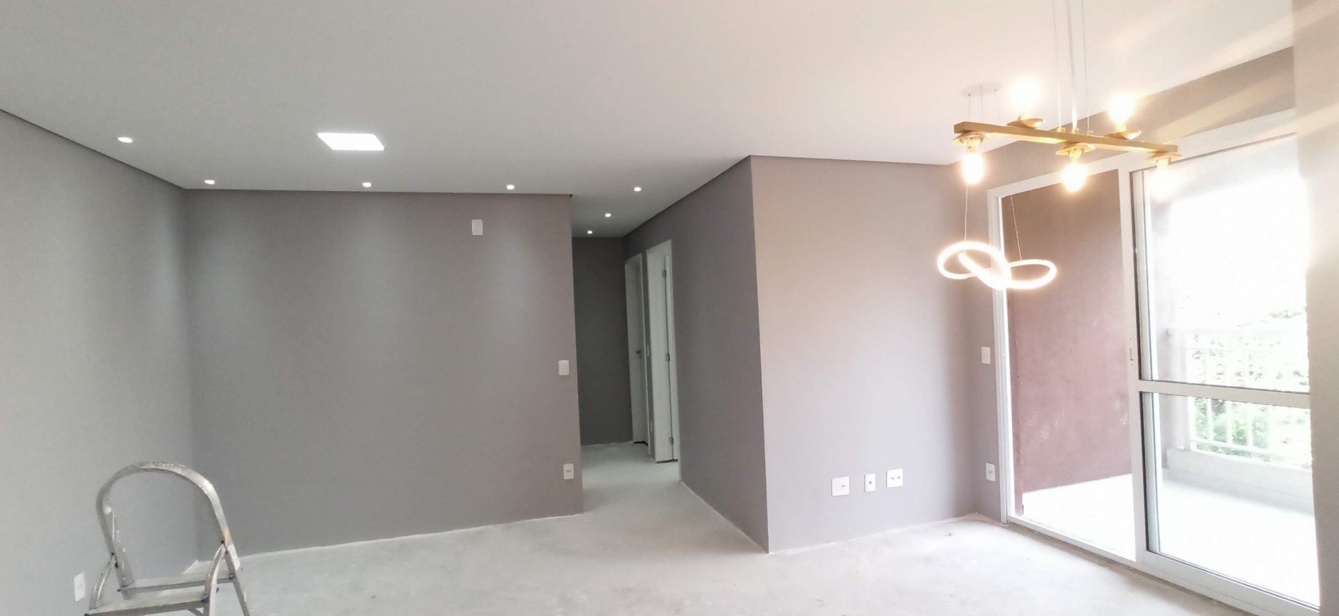 Forro em drywall com iluminação