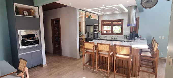 Cozinha com forro em gesso